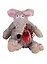 Игрушка мягкая Fluffy Family Мышь Длинноносик с шарфом 16,5см. — 2760589 — 1