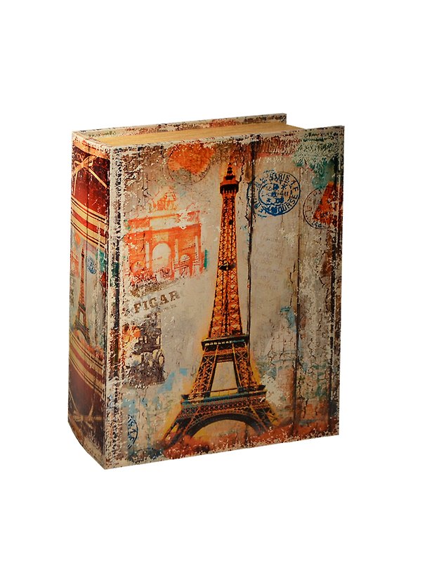 Сувенир, Шкатулка-книга Париж винтаж (24*18,3*6) 2444948 — 1