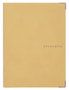 Ежедневник недат. А6+ 160л "Анро" желтый, кожзам, интегр.переплет, тисн.фольгой, металл.уголки, закругл.углы, офсет, справ.мат-лы, ляссе, инд.уп