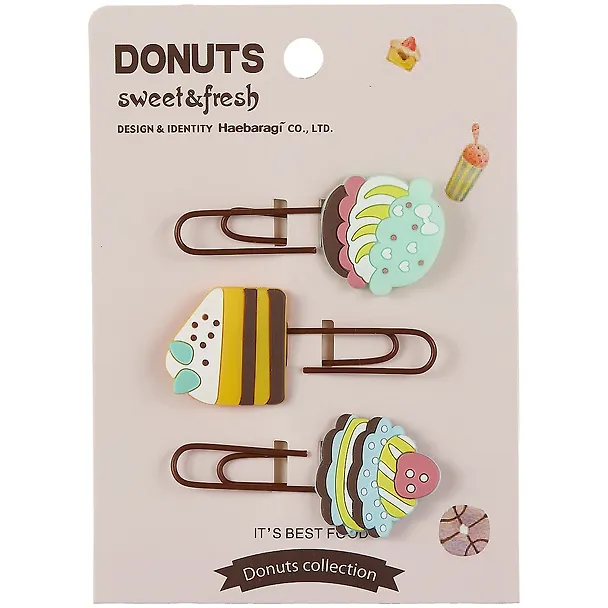 Набор Скрепки-закладки Donuts (3 шт) (12-24296-EX8979) 2870753 — 2