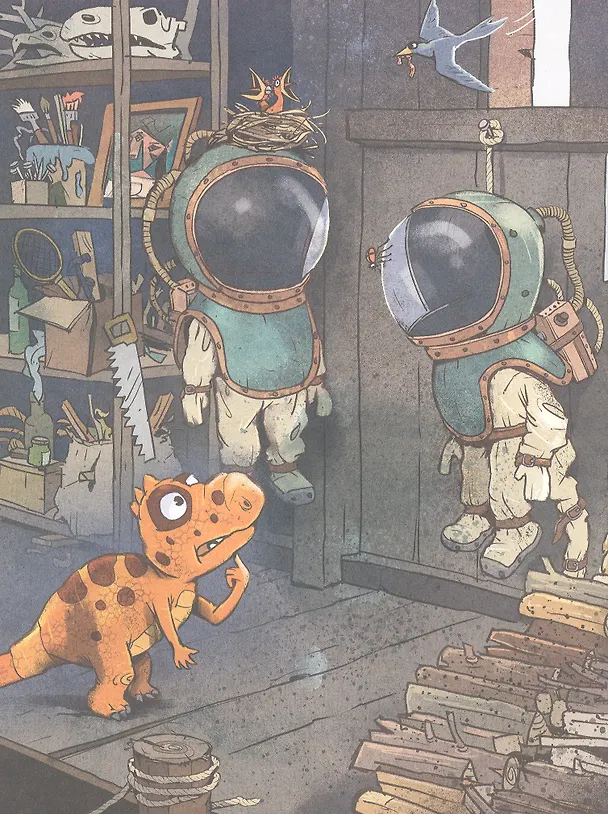 Книга Друзья динозаврики. Гигантский осьминог (Ларс Мэле) — 4
