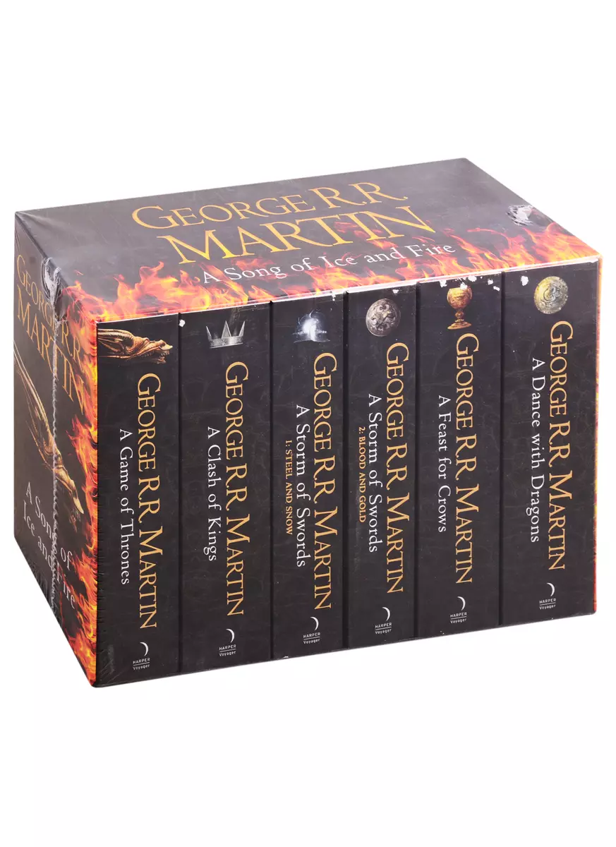 Song of Ice and Fire-Game of Thrones: The complete box set of all 6 books  Martin George R. R. (George Martin) - купить книгу с доставкой в  интернет-магазине «Читай-город». ISBN: 978-0-00-747716-6