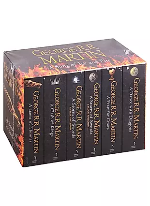Song of Ice and Fire-Game of Thrones: The complete box set of all 6 books Martin George R. R. — 2826322 — 1