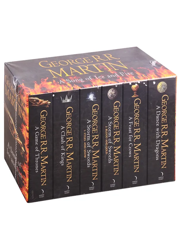 Книга Song of Ice and Fire-Game of Thrones: The complete box set of all 6 books Martin, George R. R. (Джордж Р.Р. Мартин) — 1