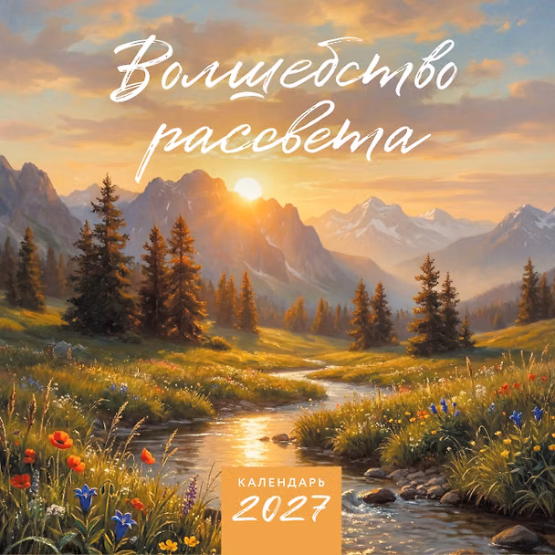 Календарь 2027г 300*300 "Волшебство рассвета" настенный, на скрепке 3174353 — 1