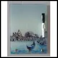 Ключница из стекла с доской для записи (27831) (18х24)