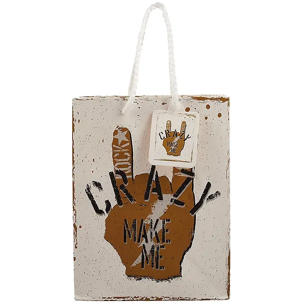 Подарочный пакет «Crazy music», А5 251765 — 2