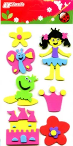 Наклейки детские Eva Sticker вспененный полипропилен (Ле Флэш) 2298959 — 1