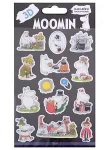 Наклейки 3D Муми-тролли 110х200