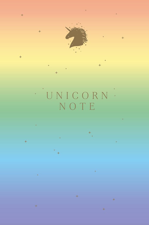 Блокнот «Unicorn Note», 160 страниц, Эксмо 2840673 — 1