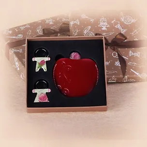 Сувенир Феникс Подарочный набор (2 брелка+кругл. зеркало) 14*12*1,7см 28449 2345874