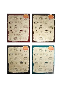 Книга для записей А5 144л "Green Forest Shop" картон, инд.уп., ассорти