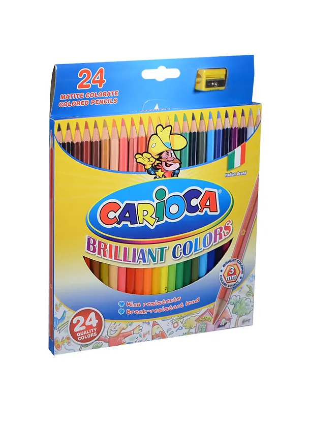 Карандаши цветные Carioca, 24 цвета 231381 — 2