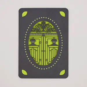 Открытка печатная резная с конвертом Ажурный город (008)