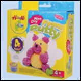 Пластилин шариковый мелкозернистый незастыв. (83697) (4 цв.)