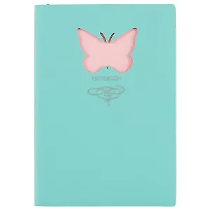 Книга для записей «Butterfly», мятная, 80 листов, А6+