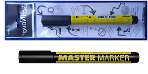Маркер перманентный ScriNova, Master Маrker VX-300, черный 3-10 мм