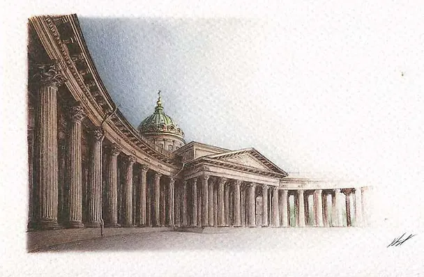 Открытка "Казанский собор" 312678 — 1