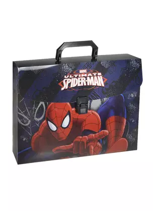 Портфель пластиковый А4 "Spider-man" на замке, с ручкой, Disney — 232336 — 1