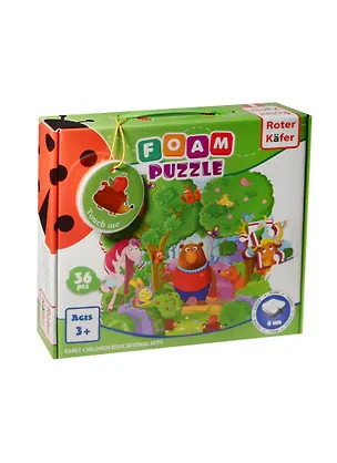Foam Puzzle Сюжетные мягкие пазлы Лес (RK1202-01) (36 эл.) (толщина 6мм) (3+) (коробка) 2478526