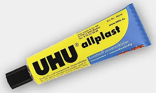 Клей, Универсальный, для пластика, UHU, Allplast, 6 гр, в блистере 306586 — 1