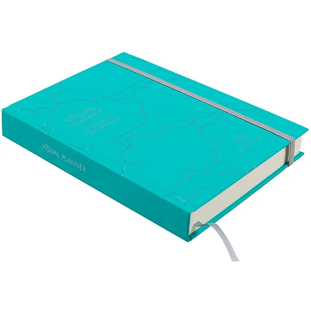 Книга Visual planner: Цели. Мечты. Достижения.  Позитивный ежедневник от @lulyaka.blog (морская волна) () — 2