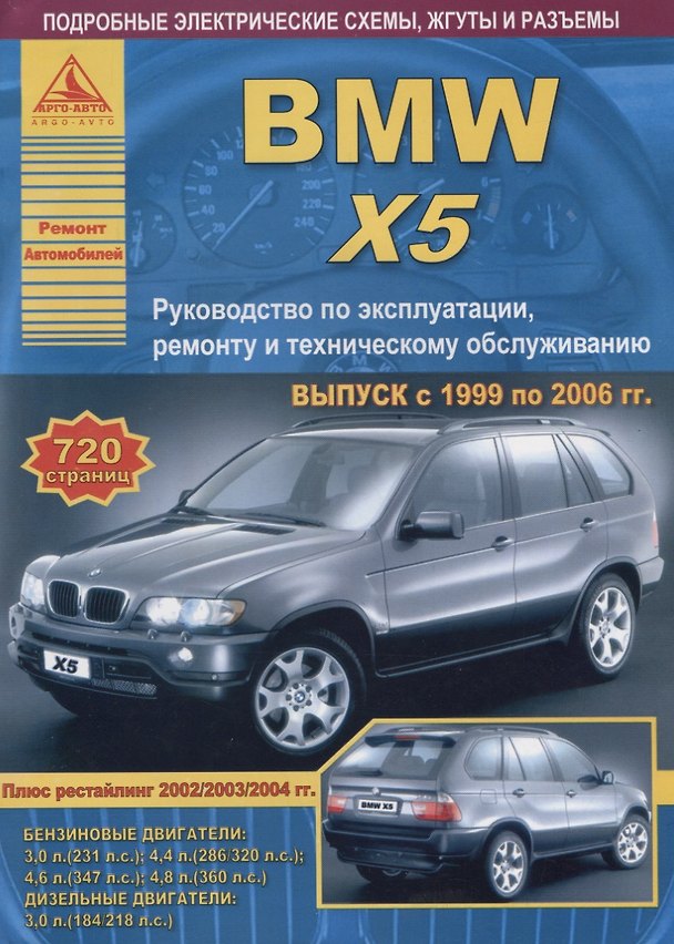 Книга BMW X5. Выпуск 1999-2006 с бензиновыми и дизельными двигателями. Эксплуатация. Ремонт. ТО () — 1