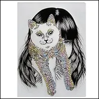 Обложка для паспорта Алиса и кот (00000002145) 2332356