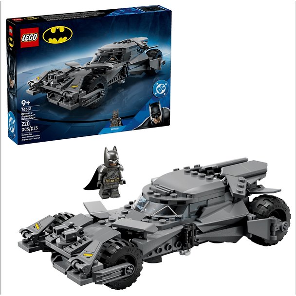 LEGO Batman: Бэтмен против Супермена Бэтмобиль, 220 деталей (76331) 3169388 — 1