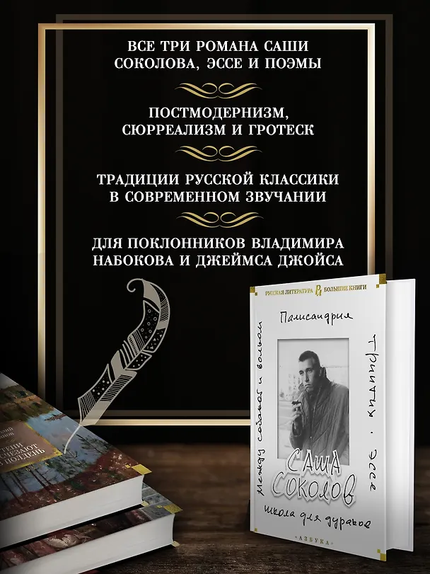 Книга Школа для дураков. Между собакой и волком. Палисандрия. Триптих. Эссе (Саша Соколов) — 5