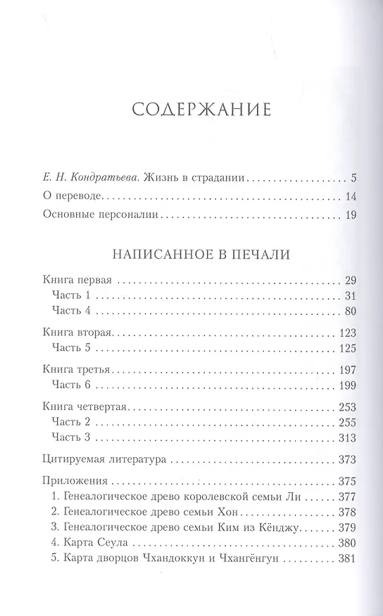 Книга Написанное в печали (Ханджуннок). Мемуары госпожи Хон () — 2
