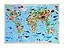 Карта 58х38 см. Наша планета. Животный и растительный мир. ЛАМ. Настольная двухсторонняя. ГЕОДОМ — 3081436 — 1