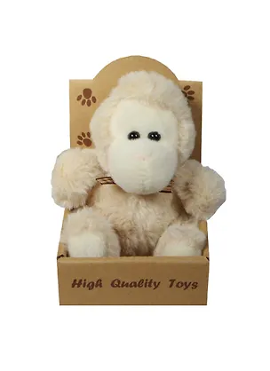 Обезьянка белая в крафт коробке 2481730