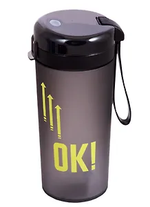 Стакан с крышкой Надписи (пластик) (400мл) (12-8063-CH-1915)