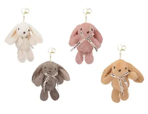 Брелок Зайка с бантом (плюш) (19см) (15-3307019599-23)