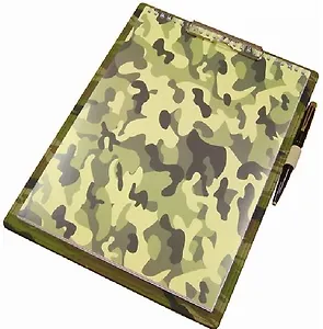 Планшет с зажимом А4 Lezar с ручкой и блокнотом, кожзам