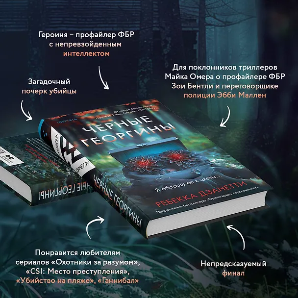 Книга Черные георгины (#2) (Ребекка Дзанетти) — 6