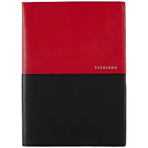 Ежедневник недатированный "ПВХ", А5+, 120 листов, красный с черным