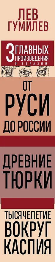 Книга Лев Гумилев. От Руси к России. Древние тюрки. Тысячелетие вокруг Каспия (Лев Гумилев) — 3