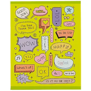 Тетрадь в клетку Unnika, "Облака мыслей", 48 листов, в ассортименте