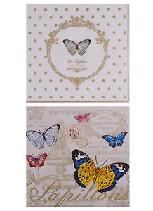 Набор салфеток для декупажа Бабочки - 2 шт.