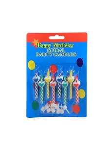 Набор свечей для торта (H 6 см), 8 шт. (592166)