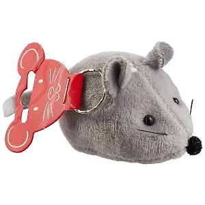 Брелок Мышка круглая (текстиль) (6 см) (12-01253-819-12)