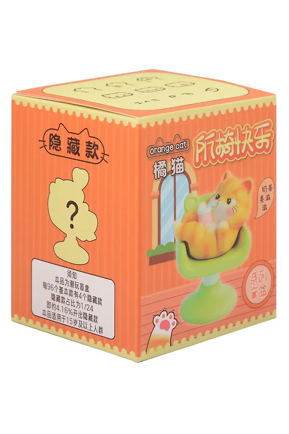 Фигурка Котик Relax (7см) (пластик) (Blind Box) (12-191025-I43) 3132999 — 3