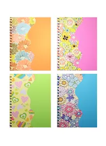 Тетрадь в линейку AnAn, Sweet flowers, B5, 120 листов, в ассортименте