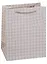 Пакет подарочный бумажный А5 "Мелкая клетка", нейтральный — 243465 — 1