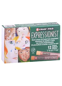 Пастель масляная 12цв "Cray-Pas Expressionist Multicolor" для начинающих