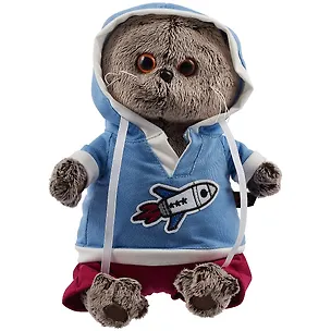 Мягкая игрушка Басик в футболке с ракетой (22 см) 2928340