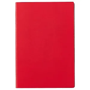 Ежедневник Escalada «Травертин», красный, 160 листов, недатированный, А5