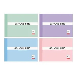 Альбом для рисования Listoff, "Микс цветов", А4, 20 листов, на склейке, в ассортименте 2973120